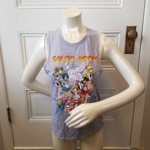 Sailor Moon Sleeveless Graphic Tee. Size Small.